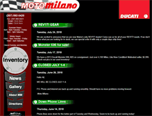 Tablet Screenshot of motomilano.com